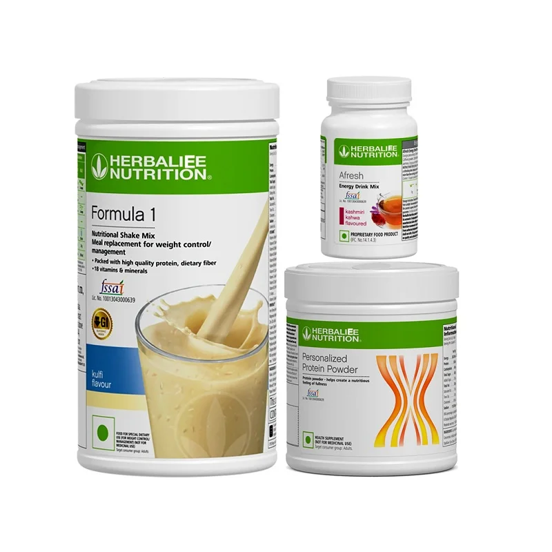 Herbalife Kulfi Shake + PP200 gms + Afresh Kashmari Khawa – (Pack Of 3 )