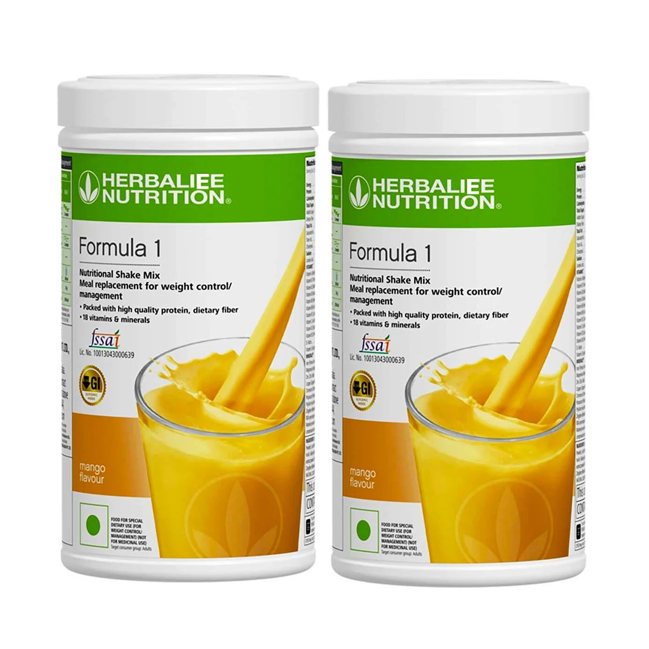 Herbalife Formula 1 Nutritional Shake Mix Pack of 2 (500g x 2)